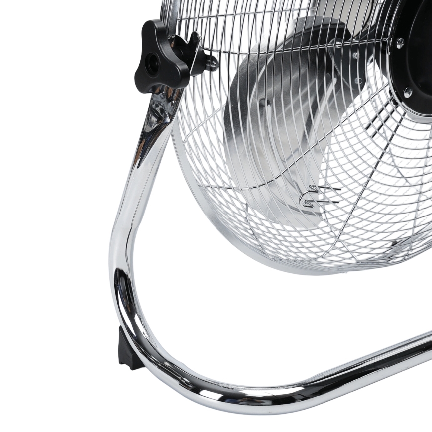 Aigostar - Stojni ventilator 100W/230V premer 54 cm sijajni krom