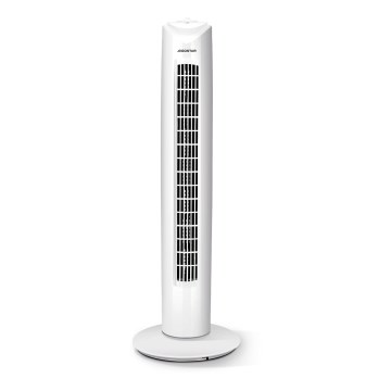 Aigostar - Stolpni ventilator 45W/230V bela