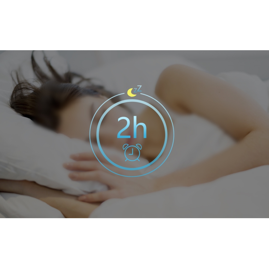 Aigostar - Stolpni ventilator 45W/230V črna/bela