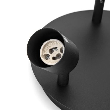 Aigostar - Stropna svetilka 3xGU10/60W/230V črna