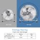 Aigostar - Talni ventilator 100W/230V 51 cm krom