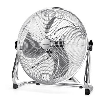 Aigostar - Talni ventilator 100W/230V sijajni krom