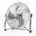 Aigostar - Talni ventilator 100W/230V sijajni krom