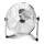 Aigostar - Talni ventilator 60W/230V 44,5 cm sijajni krom