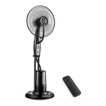 Aigostar - Talni ventilator z vodnim pršenjem 75W/230V + Daljinski upravljalnik