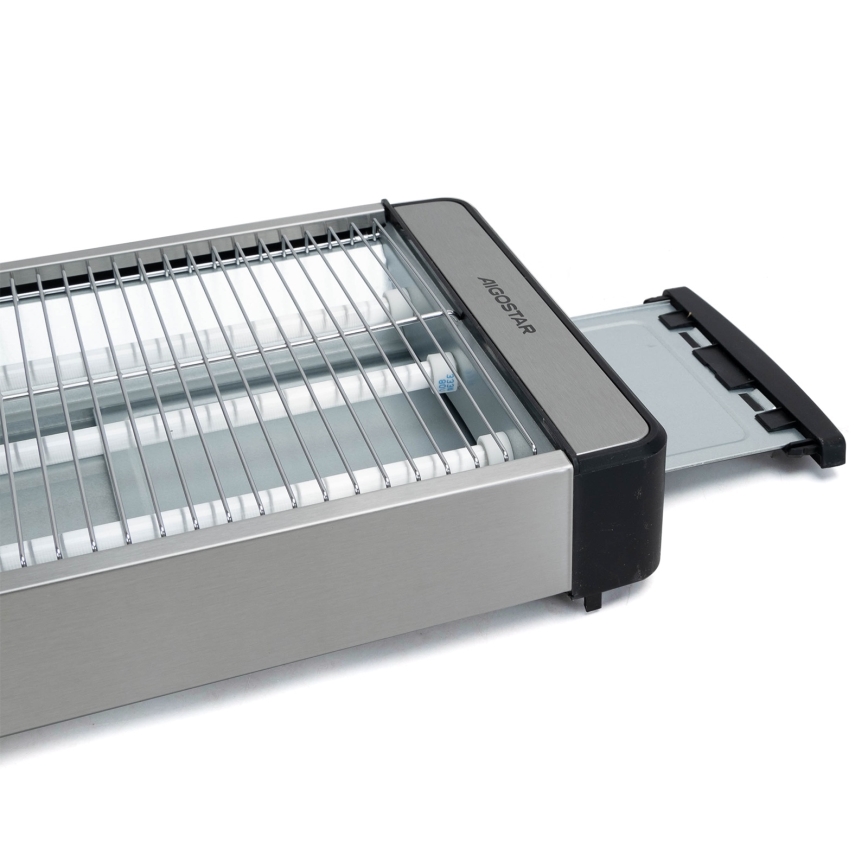 Aigostar - Toaster 840-1000W/230V mat krom