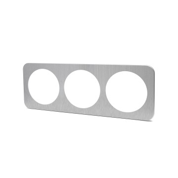 Aigostar - Trojni aluminijast okvir, srebrne barve