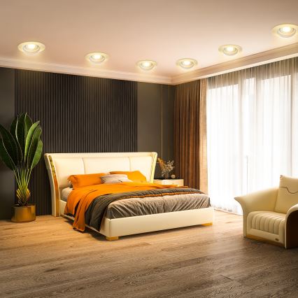 Aigostar - vgradna LED stropna svetilka LED/5W/230V 3000K, premer 8,5 cm, bela