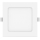 Aigostar - vgradno stropno LED svetilo, 6 W, 230 V, 4000 K, 12 x 12 cm, bela