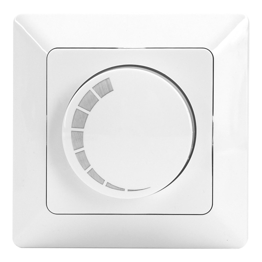 Aigostar - Vrtljiv regulator svetlobe 110W/230V bela
