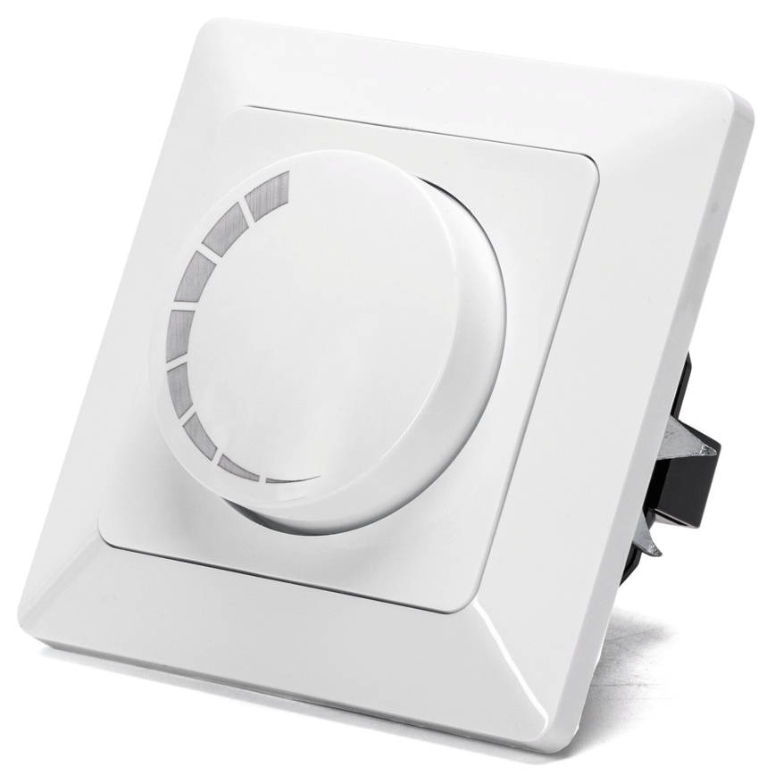Aigostar - Vrtljiv regulator svetlobe 110W/230V bela