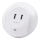Aigostar - vtična LED nočna svetilka s senzorjem mraka in USB LED/0,4W/230V