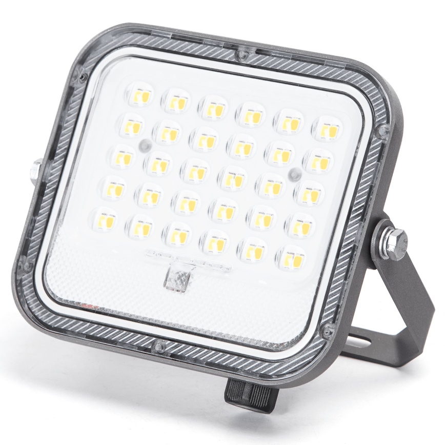 Aigostar - LED sončni reflektor z nastavljivo svetlostjo LED/50W/3,4V 3000/4000/6500K IP66 4000 mAh + daljinski upravljalnik