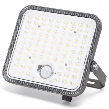 Aigostar - Zatemnjevalni LED sončni reflektor s senzorjem LED/120W/3,4V 6500K IP66 8000 mAh + daljinski upravljalnik