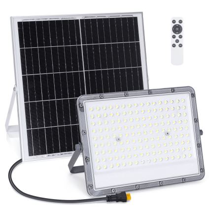 Aigostar - zatemnjevalni solarni LED reflektor LED/200W/3,2V IP65 20000 mAh + daljinski upravljalnik