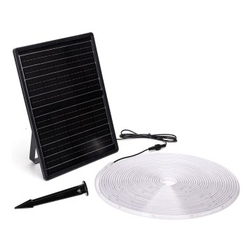 Aigostar - Zatemljiv sončni LED trak LED/20W/3,2V 20 m 6500K IP65 + daljinski upravljalnik