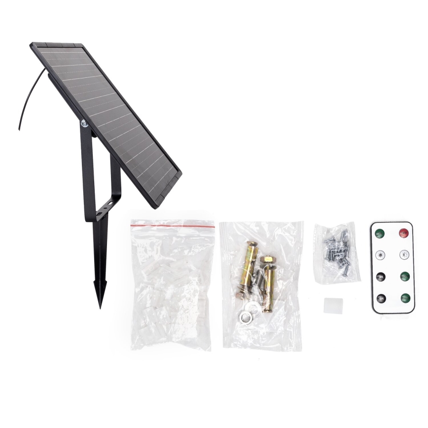 Aigostar - Zatemljiv sončni LED trak LED/20W/3,2V 20 m 2700K IP65 20000 mAh + daljinski upravljalnik