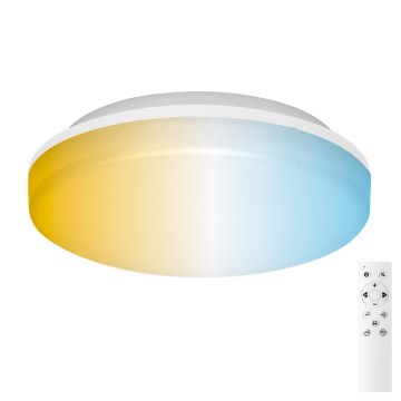 Aigostar - Zatemnljiva LED stropna svetilka za kopalnico LED/24W/230V 3000K-6500K IP54 + daljinski upravljalnik