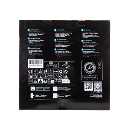 Aigostar - LED zatemnjiva stropna svetilka LED/30W/230V 2700-6500K premer 42,9 cm krom + daljinski upravljalnik