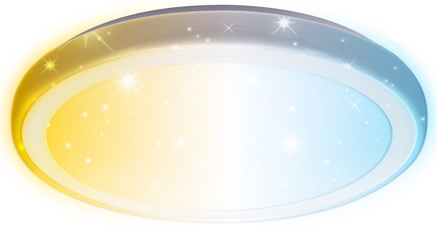 Aigostar - Zatemnljivo LED stropno svetilo MESH LED/36W/230V 3000-6500K premer 49,5 cm + daljinski upravljalnik