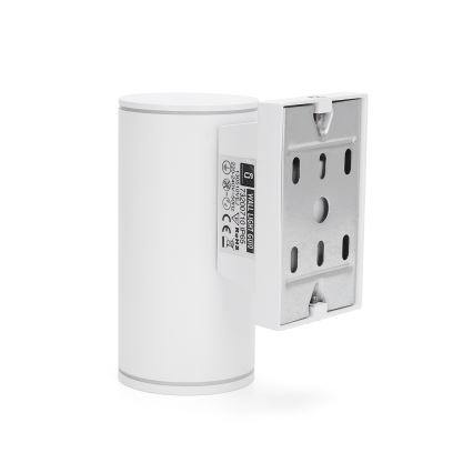 Aigostar - Zunanja stenska svetilka 1xGU10/230V IP65 bela okrogla