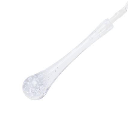 Aigostar - LED zunanji božični niz 100 LED/8 funkcij 3xAA 10m IP44 hladna bela kapljice