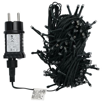 Aigostar - Zunanji božični LED niz 150xLED/8 funkcij 18m IP44 hladna bela