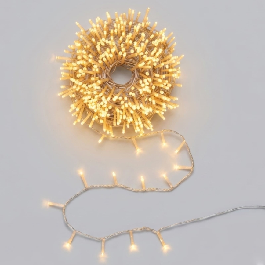 Aigostar - Zunanji božični LED niz 300xLED/8 funkcij 18m IP44 topla bela