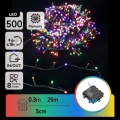 Aigostar - Zunanji božični LED niz 500xLED, 8 načinov, 4xAA, 25,3 m, IP44, večbarven