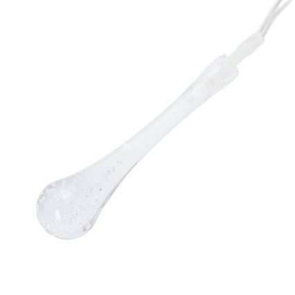 Aigostar - LED zunanji božični niz, 25xLED/8 načinov, 3xAA, 2,5 m, IP44, topla bela, kapljice