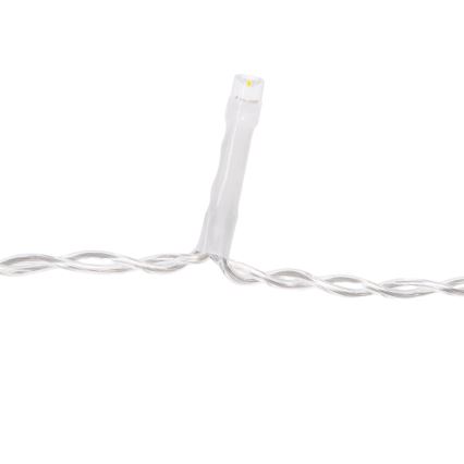 Aigostar - zunanji LED niz 100xLED/8 funkcij 5x0,4m IP44 topla bela