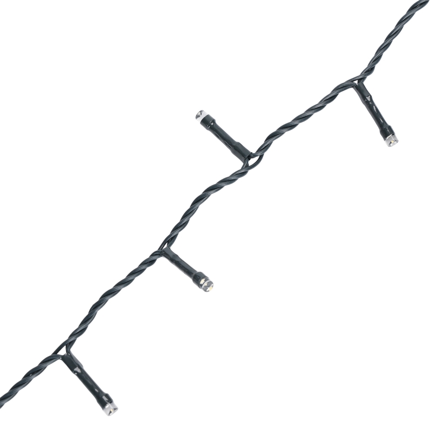 Aigostar - LED zunanji niz 500xLED/8 funkcij 4xAA 25,3 m IP44 topla bela