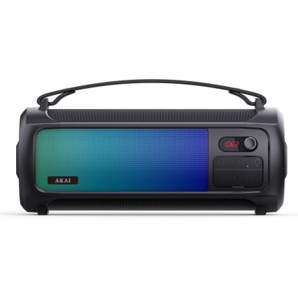 AKAI ABTS-35 - Brezžični zvočnik z RGB osvetlitvijo 10W/3000 mAh