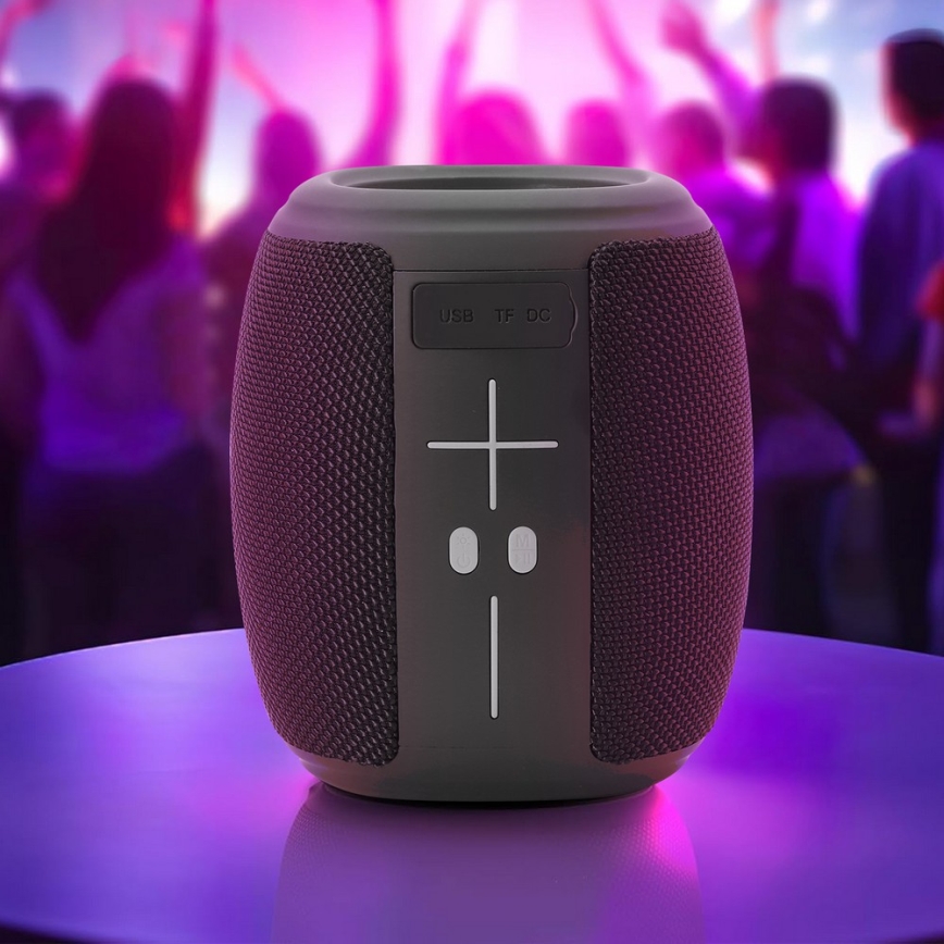 AKAI ABTS-V5 BL - Brezžični zvočnik z mikrofonom, 3 W / 1200 mAh, v modri barvi