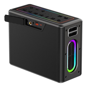 AKAI ABTSW-120 - Brezžični zvočnik z dvema mikrofonoma 80W/4000 mAh IPX6