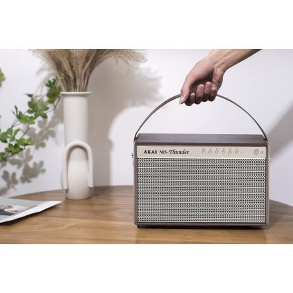 AKAI M5 THUNDER COFFEE - Brezžični zvočnik 70W/8000 mAh