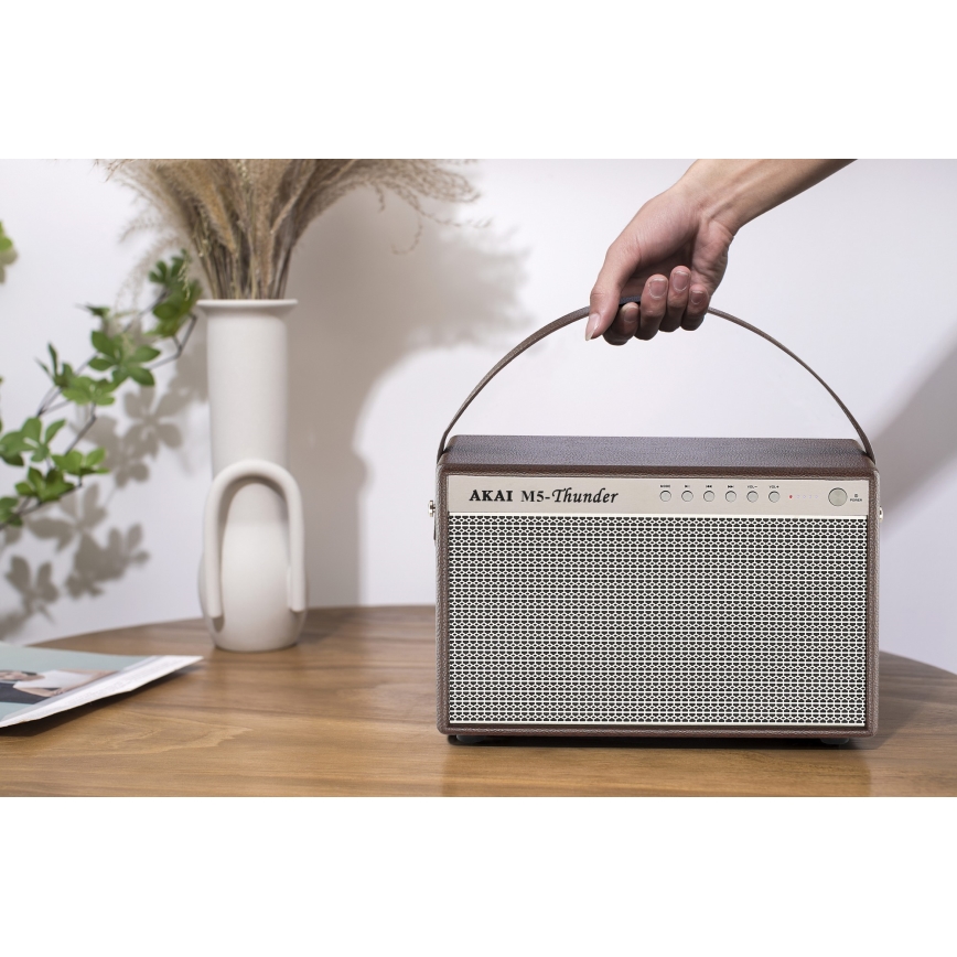 AKAI M5 THUNDER COFFEE - Brezžični zvočnik 70W/8000 mAh