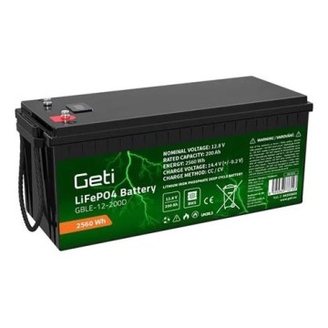 Akumulator LiFePO4 12,8 V / 200 Ah