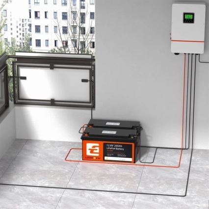 Akumulator LiFePO4 za sončne sisteme 12,8V/200Ah IP66