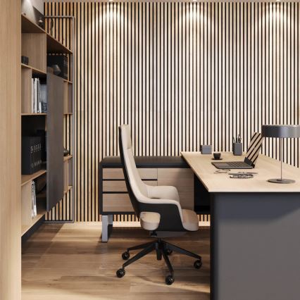 Akustični oblogni panel VASALUND 240x52 cm hrast