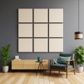 Akustični panel SILENCE 58x58 cm kremne barve