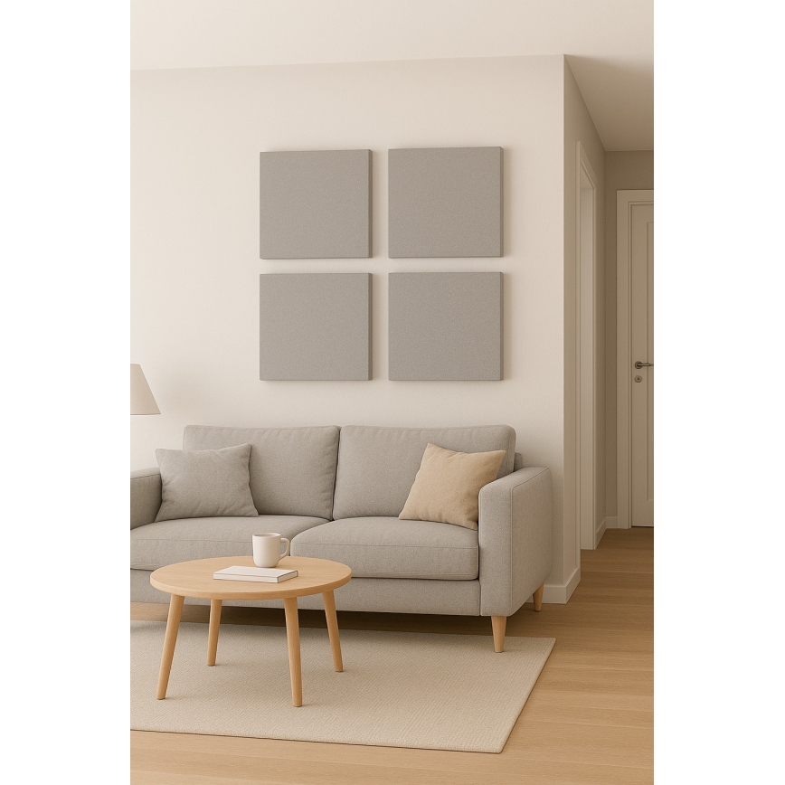 Akustični panel SILENCE 58x58 cm siv