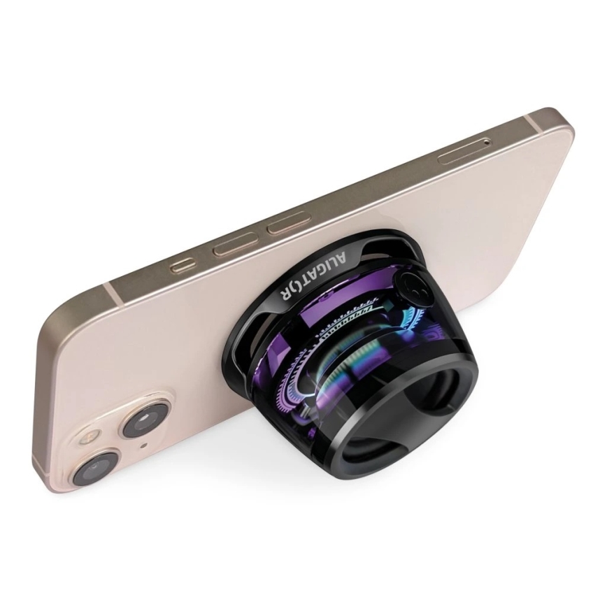 Aligator ABSMB01 - Magnetni zvočnik za MagSafe Mini Beat 400 mAh, črne barve