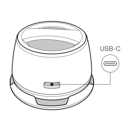 Aligator ABSMB01 - Magnetni zvočnik za MagSafe Mini Beat 400 mAh, črne barve