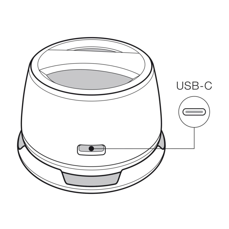 Aligator ABSMB01 - Magnetni zvočnik za MagSafe Mini Beat 400 mAh, črne barve