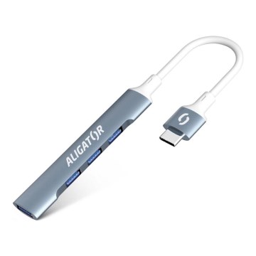 Aligator AHUB002 - USB‑C razdelilec 4 v 1