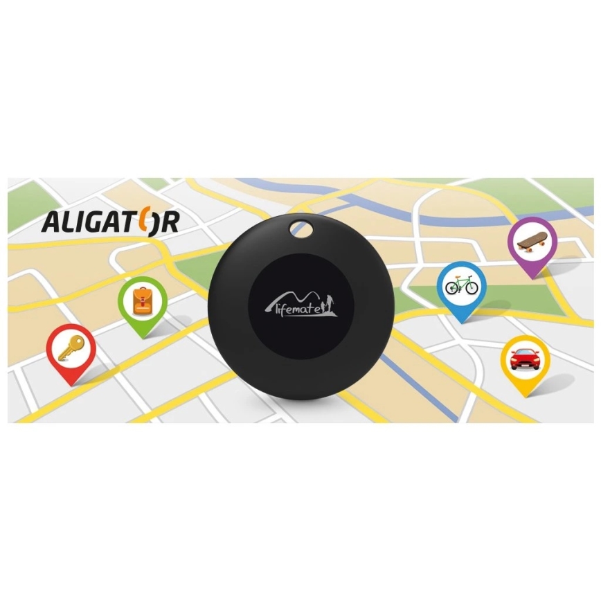 Aligator APD001 - Sledilnik Life Tag 1xCR2032 IP65 črna