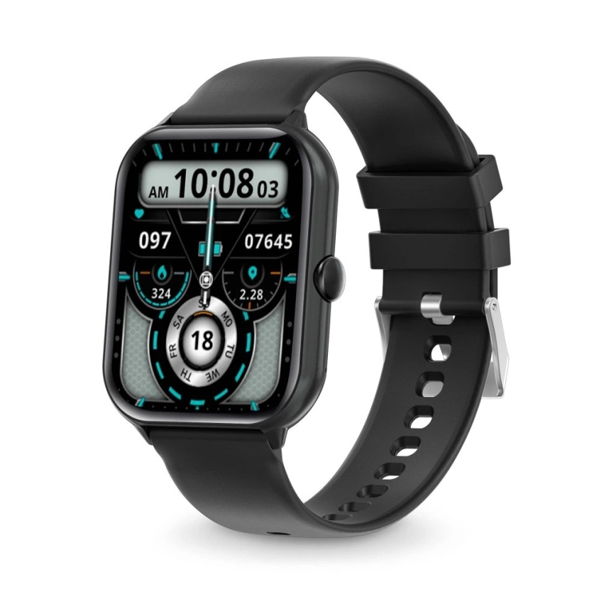 Aligator AW10BK - Pametna ura Watch GO 220 mAh IP67 črna