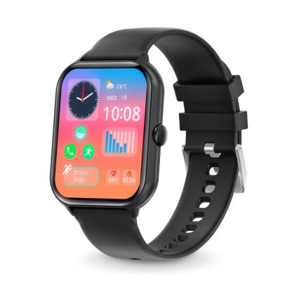 Aligator AW10BK - Pametna ura Watch GO 220 mAh IP67 črna