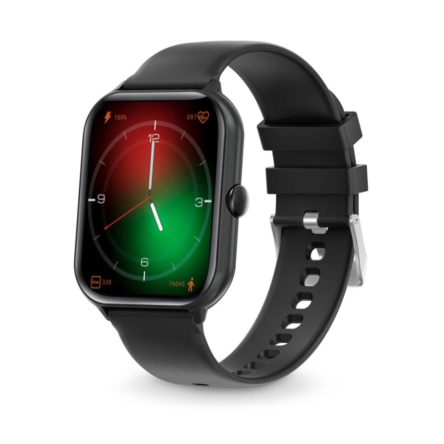 Aligator AW10BK - Pametna ura Watch GO 220 mAh IP67 črna
